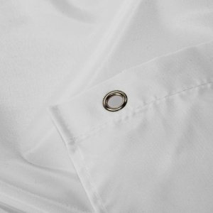 Croydex White Plain Shower Curtain (AF159022) - main image 4