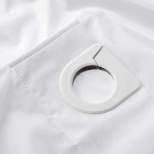 Croydex White Textile Hook 'N' Hang Shower Curtain (AF289022) - main image 4