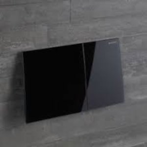 Geberit Sigma70 Flush Plate - Black Glass (242.813.SJ.1) - main image 4