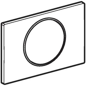 Geberit Type 10 Flush Plate - Gloss/Matt Chrome (115.758.KN.5) - main image 4