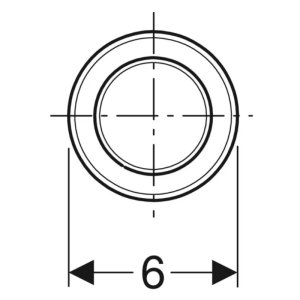Geberit Type 10IR Electronic Dual Flush - Mains Operation - Brushed Chrome (115.936.SN.6) - main image 4