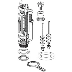 Geberit Type 290 dual flush valve (282.350.21.2) - main image 4