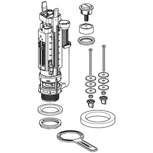 Geberit Type 290 dual flush valve (282.350.21.2) - main image 4