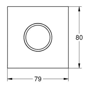 Grohe Grohtherm Aqua Tiles Exchangeable Metal Plate & Symbol - Head Shower 3 - Warm Sunset (106889DA00) - main image 4