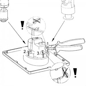 Grohe Dual Flush Dual Hose Push Button Portrait (42304000) - main image 4