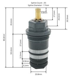 Hansgrohe Axor thermostatic cartridge assembly (94282000) - main image 4