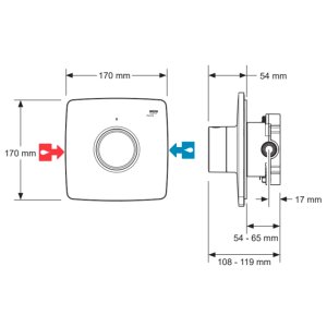 Mira Evoco Single Outlet Mixer Shower - Chrome - Valve Only (1.1967.079) - main image 4