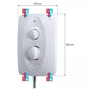 Mira Jump MK2 Multi-Fit Electric Shower 10.8kW - White/Chrome (1.1788.012) - main image 4