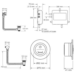 Mira Mode Next Gen Bath Fill Only - High Pressure (1.1980.009) - main image 4