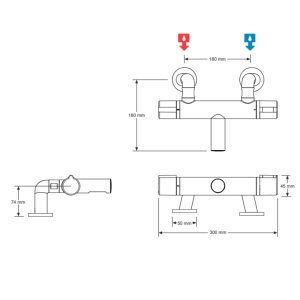 Mira React Bath Filler Plus - Chrome (1.1900.026) - main image 4