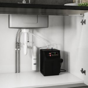 Sauber Astano 3-in-1 Instant Boiling Water Kitchen Tap System - Matt Black (4BWTAPPK1) - main image 4