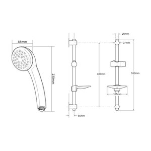 Triton T75 Electric Shower - 8.5kW (SP7508SC) - main image 4