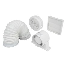 Airflow Aura Inline Shower Fan Kit With Timer (9041419)