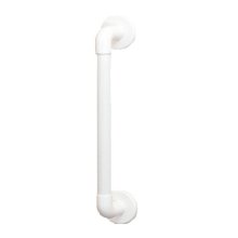 AKW Large Plastic Fluted White Grab Rail - 600mm (01420WH)