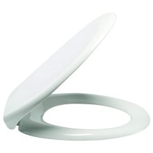 AKW Standard Height Low Level Pan Toilet Seat - White (23173)
