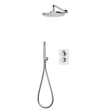 Aqualisa Dream Concealed Thermostatic Mixer Dual Outlet - Round - Chrome (DRMDCV2.HSFW.RND)