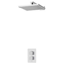 Aqualisa Dream Square Thermostatic Mixer Shower with Wall Fixed Head - Chrome (DRMDCV1.FW.SQR)