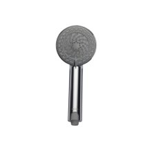 Aqualisa Harmony 90mm Shower Head - Chrome With Dark Grey Sprayplate (HMY9011)