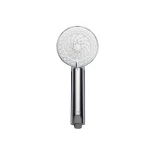 Aqualisa Harmony 90mm Shower Head - Chrome With Light Grey Sprayplate (HMY9001)