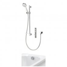 Buy New: Aqualisa iSystem concealed digital shower with adj shower head & bath filler overflow - HP/Combi (ISD.A1.BV.DVBTX.14)