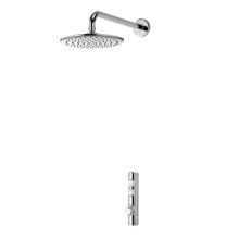 Aqualisa iSystem concealed digital shower with wall fixed shower head - HP/Combi (ISD.A1.BFW.21)