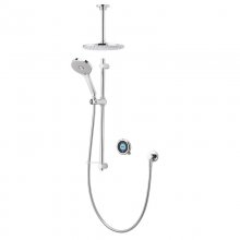 Aqualisa Optic Q Digital Smart Shower Concealed Dual with Ceiling Head - High Pressure/Combi (OPQ.A1.BV.DVFC.20)
