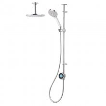 Aqualisa Optic Q Digital Smart Shower Exposed Dual with Ceiling Head - High Pressure/Combi (OPQ.A1.EV.DVFC.20)