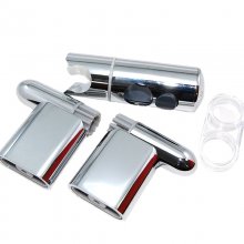 Aqualisa 22mm slimline kit (rail ends/clamp bracket) - chrome (298602)