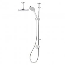 Aqualisa Unity Q Digital Smart Shower Exposed Dual with Ceiling Head - Gravity Pumped (UTQ.A2.EV.DVFC.20)