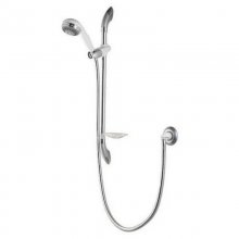 Aqualisa Varispray shower rail kit - white/chrome (99.40.21)