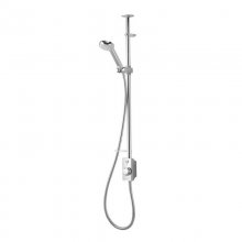 Aqualisa Visage exposed digital shower with adjustable shower head - Gravity Pumped (VSD.A2.EV.14)