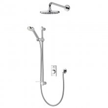 Aqualisa Visage Q Digital Smart Shower Concealed Dual with Wall Head - High Pressure/Combi (VSQ.A1.BV.DVFW.20)