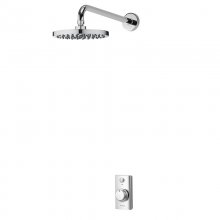 Aqualisa Visage Q Digital Smart Shower Concealed with Wall Head - Gravity Pumped (VSQ.A2.BR.20)