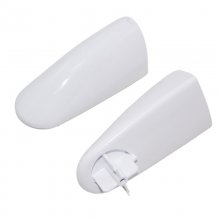 Aqualisa white slide rail supports 22mm pair (178434)