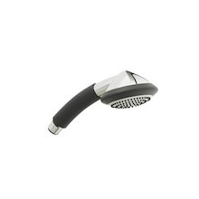 Aqualisa Axis adjustable shower head - Black/chrome (254801)