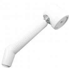 Aqualisa classic flexible handset - White/chrome (025204)