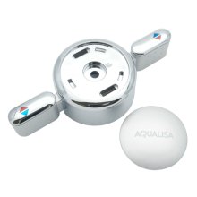 Aqualisa Quartz flow control knob - chrome (297905)