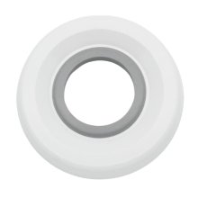 Aqualisa standard wall plate - White/grey (066320)