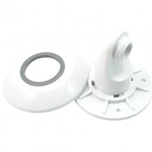 Aqualisa wall outlet assembly - white (215015)