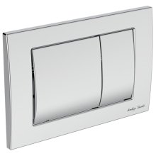 Armitage Shanks Septa Pro M1 Mechanical Dual Flush Plate - Chrome (S0858AA)