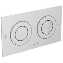 Armitage Shanks Septa Pro P2 Pneumatic Dual Flush Plate - Polished Stainless Steel (S0860MY)