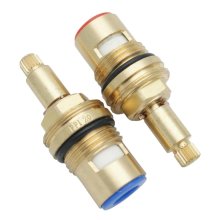 Bristan 1/4 Turn 1/2 Long Valves - Pair (VS02-C20 LONG PAIR)