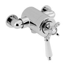 Bristan 1901 Exposed Dual Control Shower Valve - Bottom Outlet - Chrome (N2 CSHXVO C)