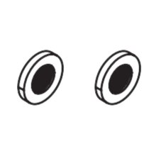 Bristan 3/4" Filter Washers - Pair (20DP80095NTR-FEU09)