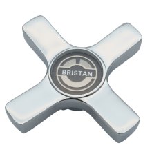 Bristan Art Deco temperature control handle - chrome (IRP19-02-30)