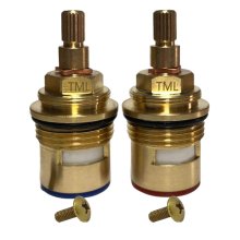 Bristan Bright 3/4" Quarter Turn Valves - Pair (5504467)