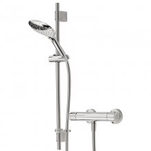 Bristan Claret thermostatic bar mixer shower with fittings (CLR SHXMTFF C)