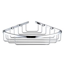 Bristan Closed Front Corner Fixed Wire Basket - Chrome (COMP BASK04 C)
