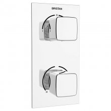 Bristan Cobalt recessed dual control shower vavle with diverter (COB SHCDIV C)