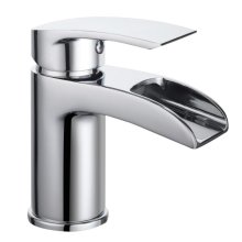 Bristan Glide Waterfall Basin Mixer Tap - Chrome (GWF BASNW C)